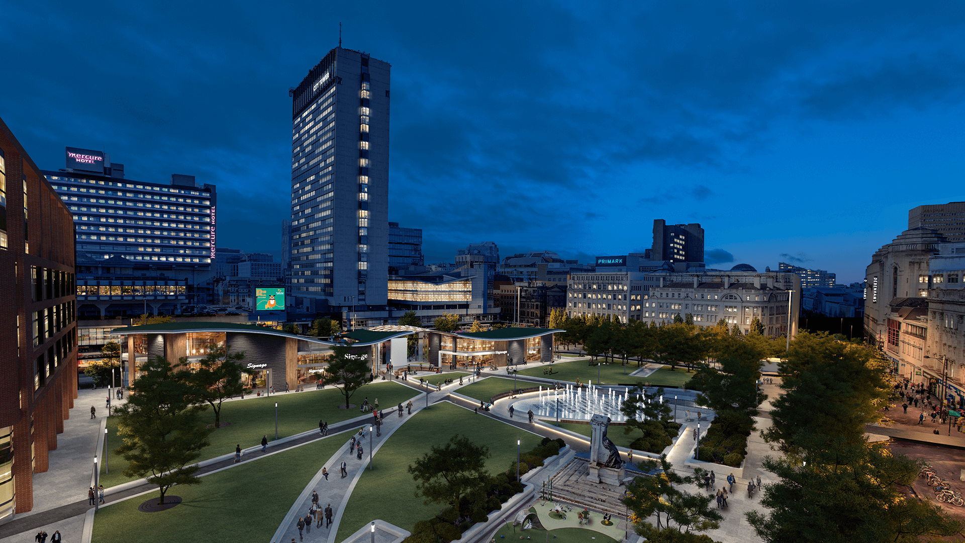 Piccadilly Gardens, Manchester