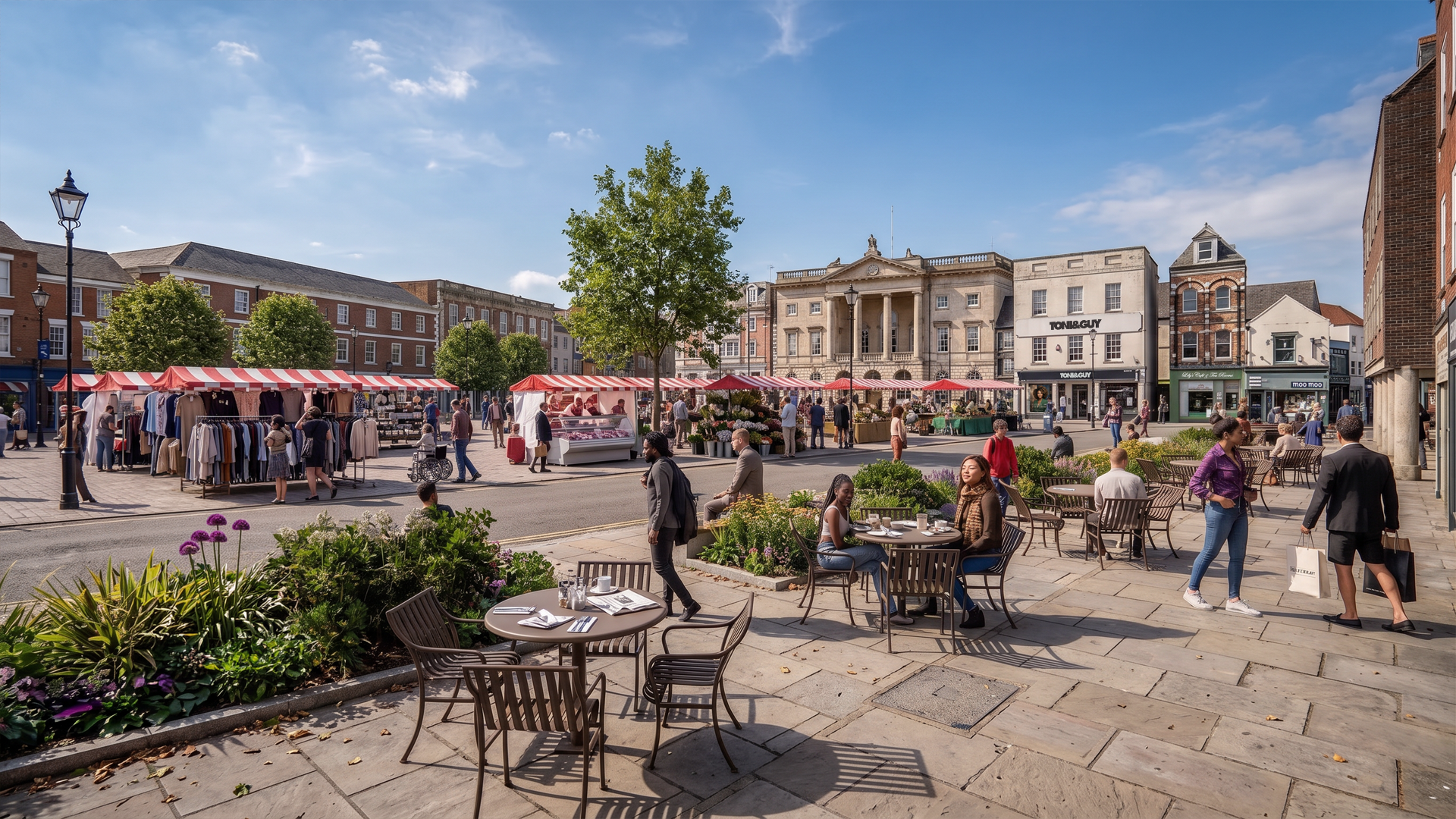 Landscape Design - Market Place, Newark-on-Trent